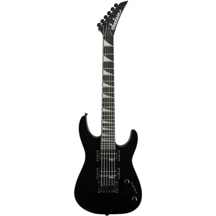 Jackson JS Series DK Minion JS1X AM, E-Gitarre im ST-Style, glänzend schwarz