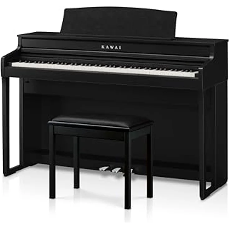 Kawai CA-401 W, Digitalpiano mit 88 gewichteten Tasten, 19 Sounds, 338 Songs, Bluetooth Audio/Midi, Weiß – Bild 1