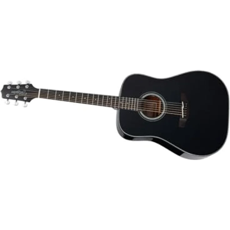 Takamine GD30 B, Dreadnought-Western-Gitarre mit massiver Fichtendecke, Mahagonikorpus, Hochglanz Schwarz – Bild 3