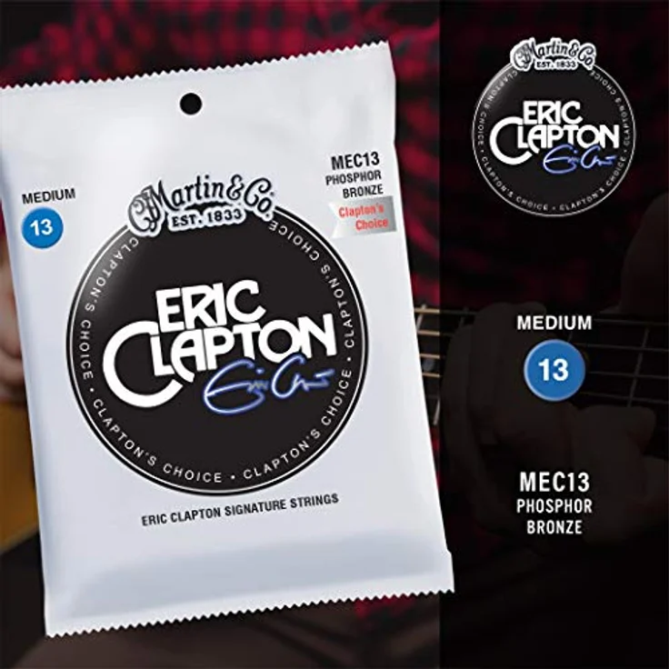 MARTIN Akustikgitarrensaiten, Eric Clapton's Choice, Medium 13-56, 92/8 Phosphor Bronze (MEC13) – Bild 3