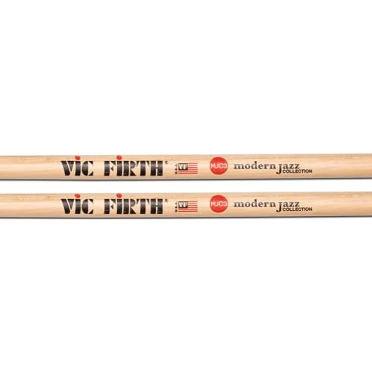 Vic Firth Modern Jazz MJC3, Drumsticks aus Hickory, ovaler Kopf, 41,42 cm Länge, 13,71 mm Durchmesser – Bild 4