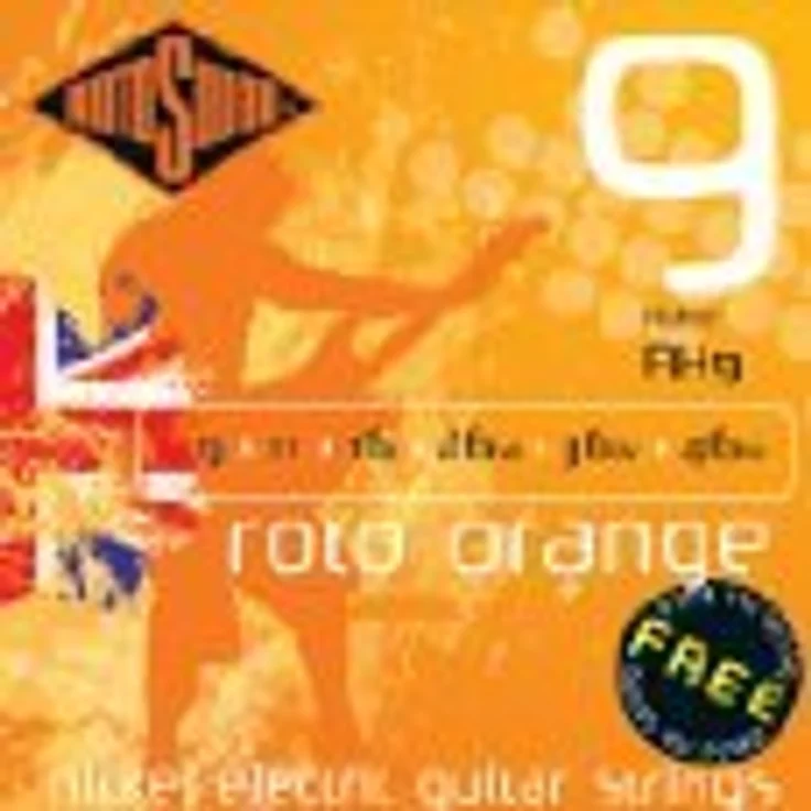 Rotosound RH9 Roto Oranges, E-Gitarren-Saiten Set 9-46, vernickelt, 6-Saiter Hybrid Satz – Bild 2