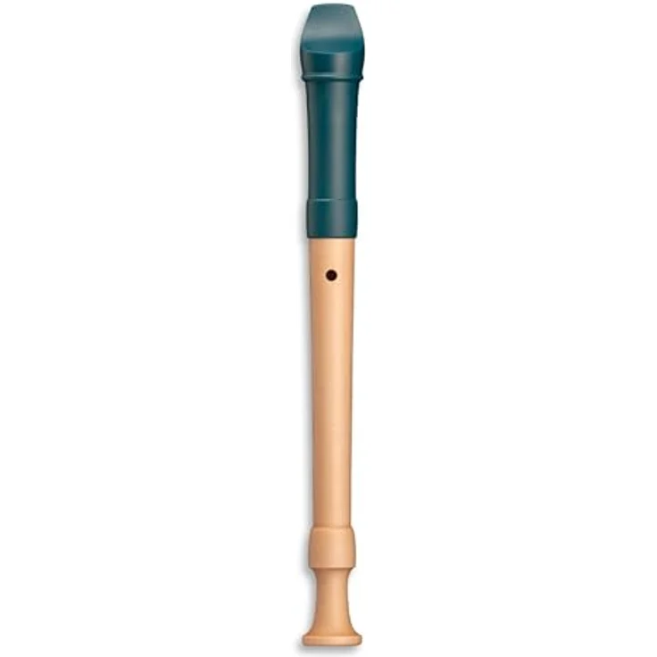 Mollenhauer 17213 Fipple Dege Soprano G DH, Sopranblockflöte in C mit Doppelloch, Kunststoffkopf und Ahornholz-Unterstück, seeblau – Bild 4