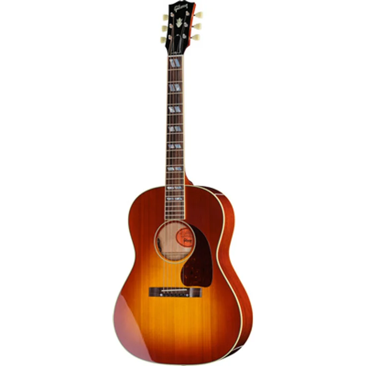 Gibson LG-2 Western Autumnburst, Westerngitarre mit massiver Adirondack Fichtendecke, Mahagoni-Korpus und Palisandergriffbrett, inkl. Koffer