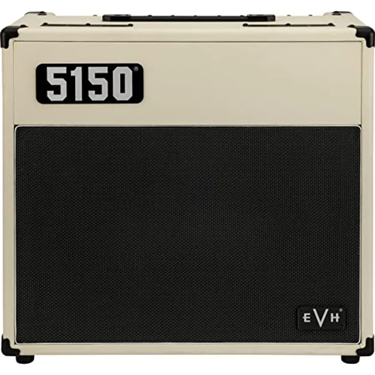 Evh 5150 Iconic 15W 1X10 Combo Verstärker, Röhrenverstärker mit 2 Kanälen, Reverb, Ivory