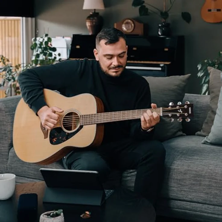 Yamaha FG800M, Westerngitarre mit massiver Fichtendecke, Nato Boden & Zargen, Natur Matt – Bild 7