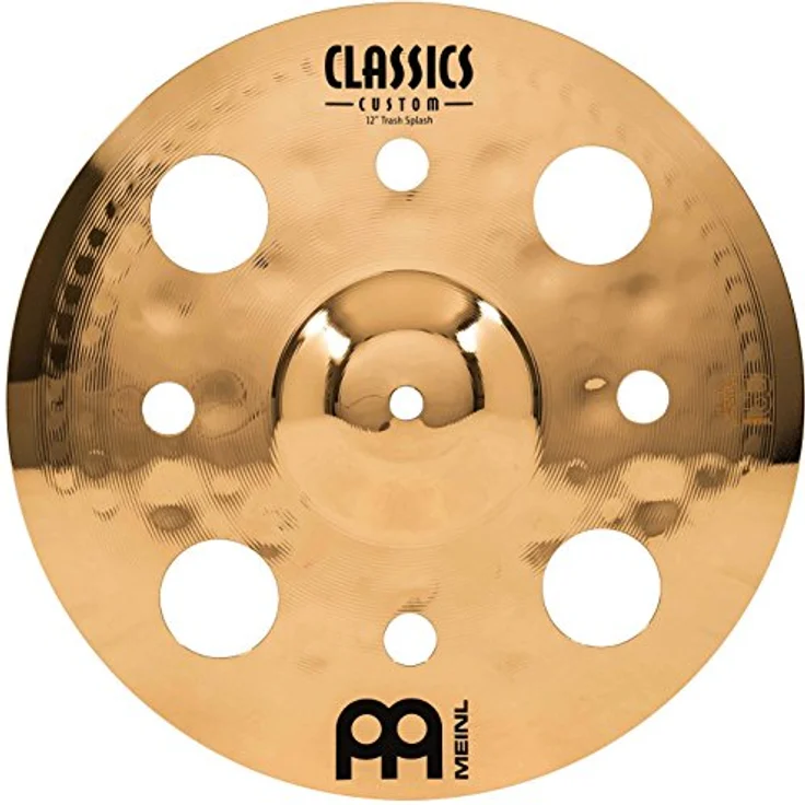Meinl 12" Classics Custom Trash Splash, Schlagzeugbecken mit brillanter Oberfläche und kurzer Ausklingzeit – Bild 1