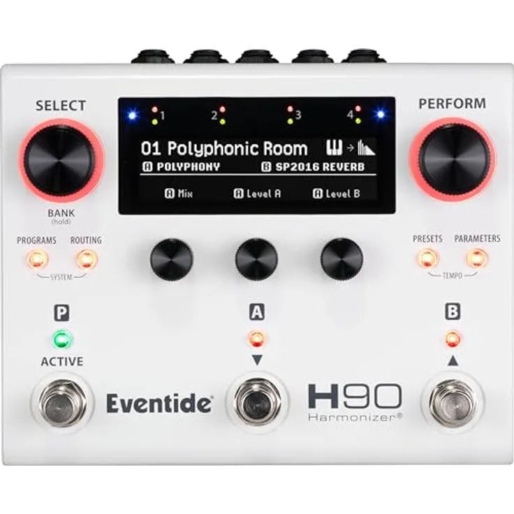 Eventide H90 Harmonizer, Multi-Effektpedal für E-Gitarre mit 66 Algorithmen, OLED-Display und True Bypass