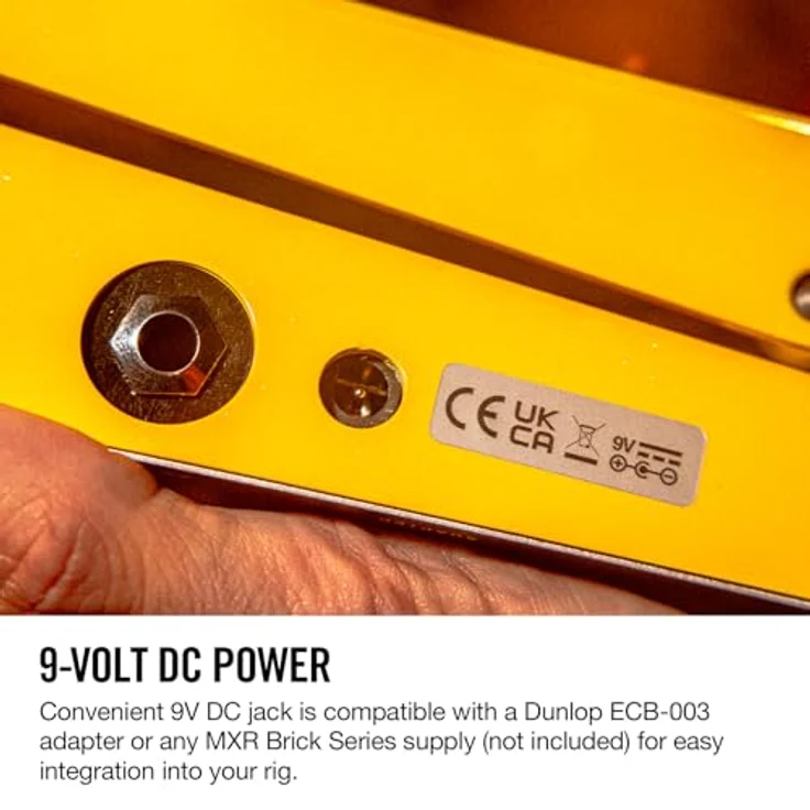 Dunlop Kirk Hammet Cry Baby Wah, Wah Wah Pedal für Gitarre, Limited Edition in Gelb Sparkle, Made in the USA – Bild 6