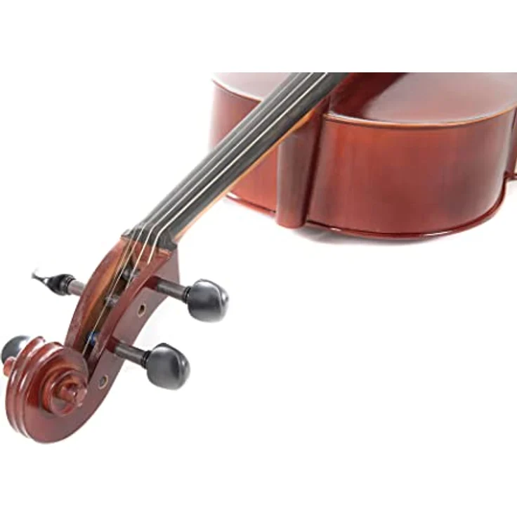 Gewa Pure Celloset EW 4/4, Cello mit massiver Fichtendecke, dunkler Lackierung und Ebenholz-Griffbrett – Bild 5
