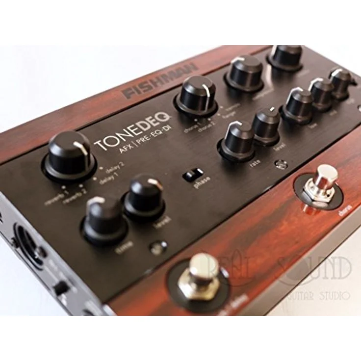 Fishman Tone AFX DEQ, Akustik Gitarren Preamp mit 4-Band EQ, Effekten und DI-Ausgang – Bild 4