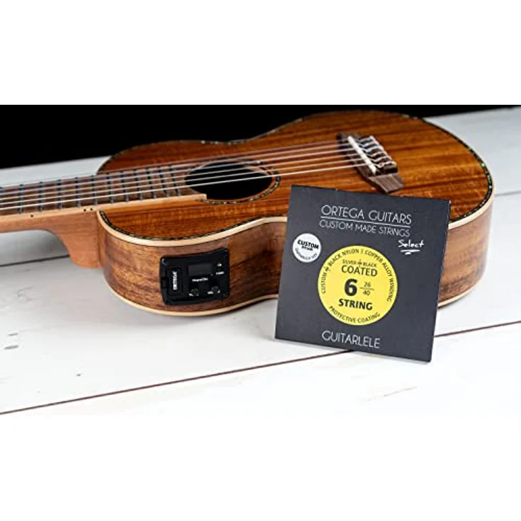 Ortega Guitars Custom Made Strings - Select - Nylon beschichtet für Travel Guitar/Guitarlele - langlebig, stimmstabil, einfach zu wechseln – Bild 5