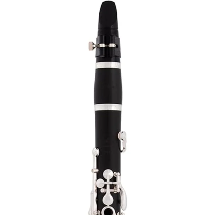 Schreiber D-13 Bb-Clarinet, Klarinette für kleine Hände mit 20 Klappen und versilberter Mechanik, 443/445Hz, inklusive Mundstück und Rucksack etui – Bild 2