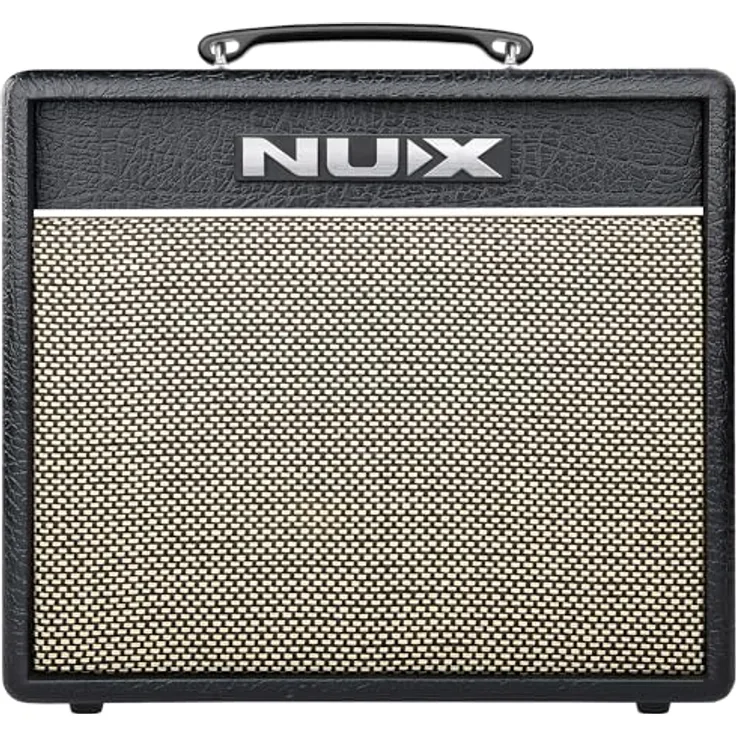 Nux Mighty 20 MKII, Modeling-Verstärker mit 20 Watt, 8" Lautsprecher, Bluetooth und 60-Sekunden-Phrase-Loop