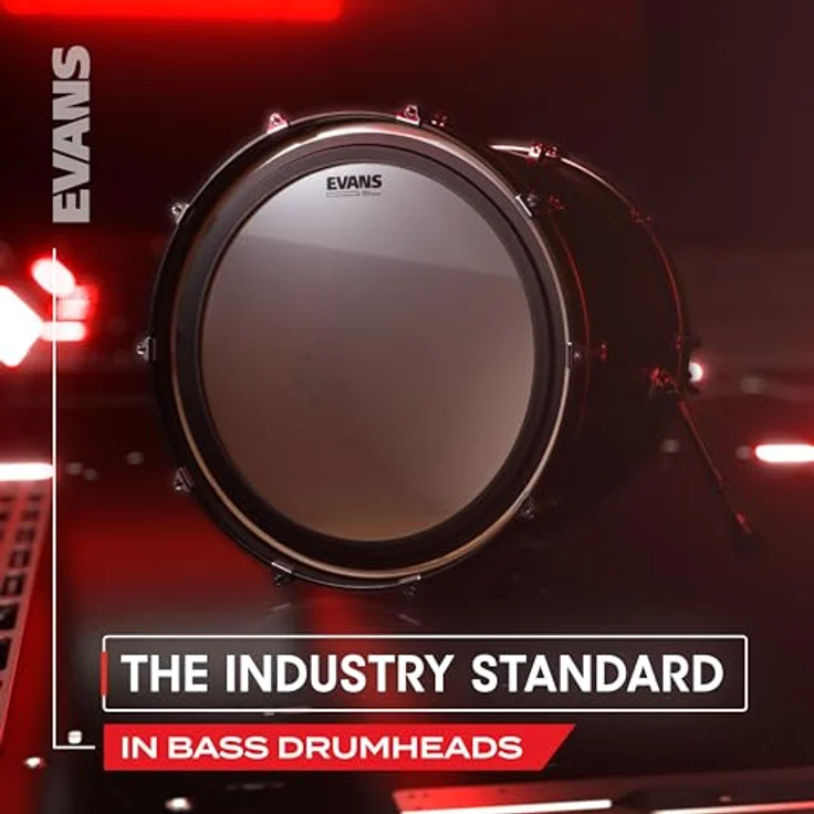 Evans EMAD2 Clear 22", Bass Drum Fell für Schlagzeug, ausgewogene Verarbeitung und hochwertige Materialien – Bild 5