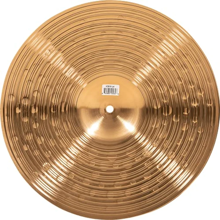 Meinl 15" HCS Bronze Hi-Hat, B8 Bronze, Traditional Finish, heller und klarer Klang, ausgewogenes Sustain, made in Germany – Bild 6