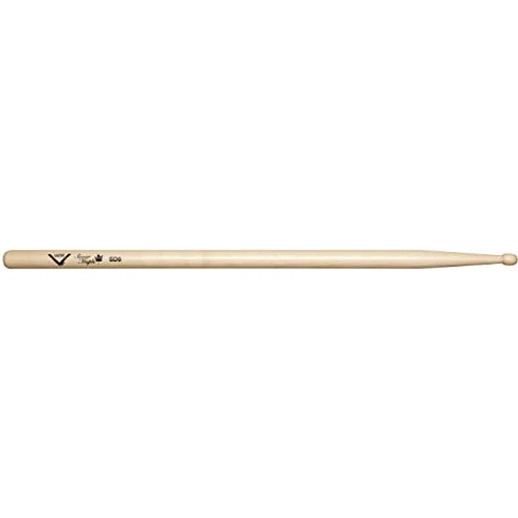 Vater SD 9 Drumsticks, Sugar Maple Holz, ovaler Kopf, 16 1/4 Zoll Länge, 0,610 Zoll Durchmesser – Bild 2