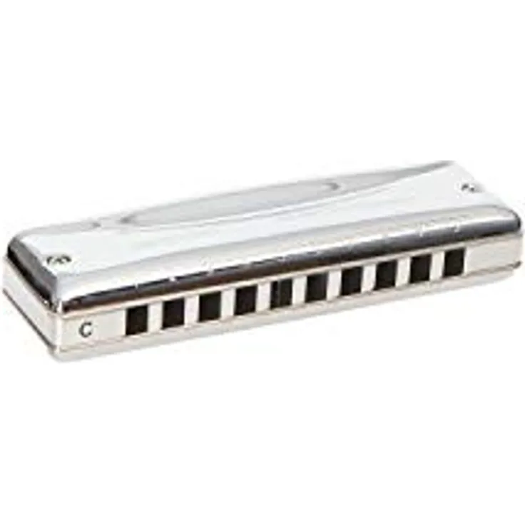 Suzuki MR-350 Promaster C, Mundharmonika in C-Stimmung mit 10 Kanzellen, Aluminiumkörper und Messingdeckeln, inkl. Etui