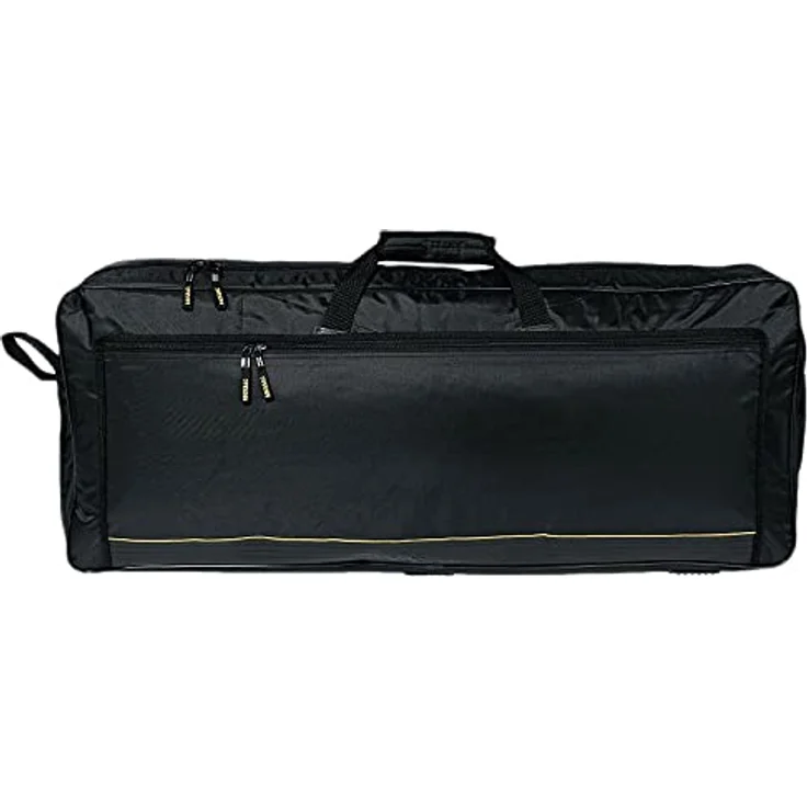 Rockbag RB 21515 B, strapazierfähige Keyboardtasche aus Nylon, 15 mm Polsterung, schwarze Farbe, mit Außentasche für Zubehör – Bild 1