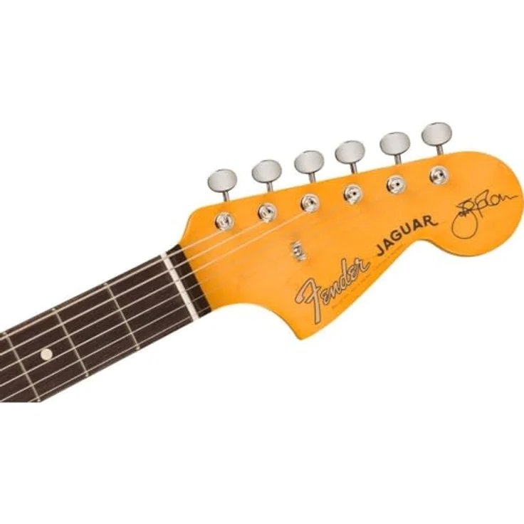 Fender Johnny Marr Jaguar OWT, E-Gitarre mit Erle Korpus, Ahorn Hals, Palisander Griffbrett, Olympic White, inkl. Hardshell Case – Bild 5