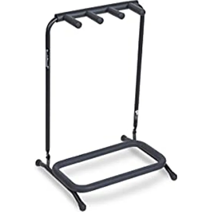 Rockstand RS20860 3 E-Guitar Stand, zusammenklappbarer Gitarrenständer mit Schaumstoffpolsterung, schwarz