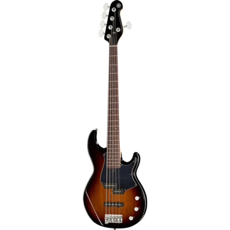 Yamaha BB435 TBS, 5-saitiger E-Bass mit Erle Korpus, Ahorn/Mahagoni Hals und Tobacco Brown Sunburst Finish
