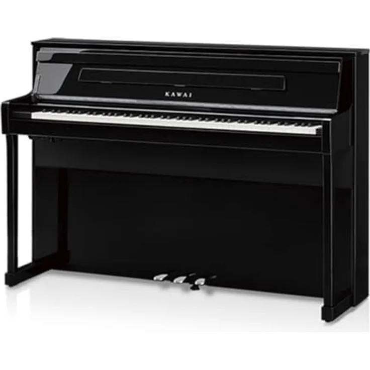 Kawai CA-901 EP, Digitalpiano mit 88 gewichteten Tasten, 96 Sounds, 256-stimmiger Polyphonie und Bluetooth, Schwarz poliert