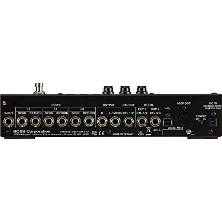 Boss MS-3 Multi Effects Switcher, Pedal-Board Effekt-Loop-Switcher mit 112 Effekten, inkl. Tuner, MIDI, USB und globalem Equalizer – Bild 2