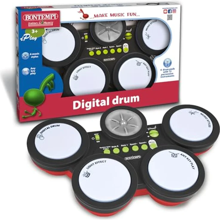 Bontempi Digital Drum, E-Drum mit vielseitigen Klängen und einfacher Bedienung – Bild 2