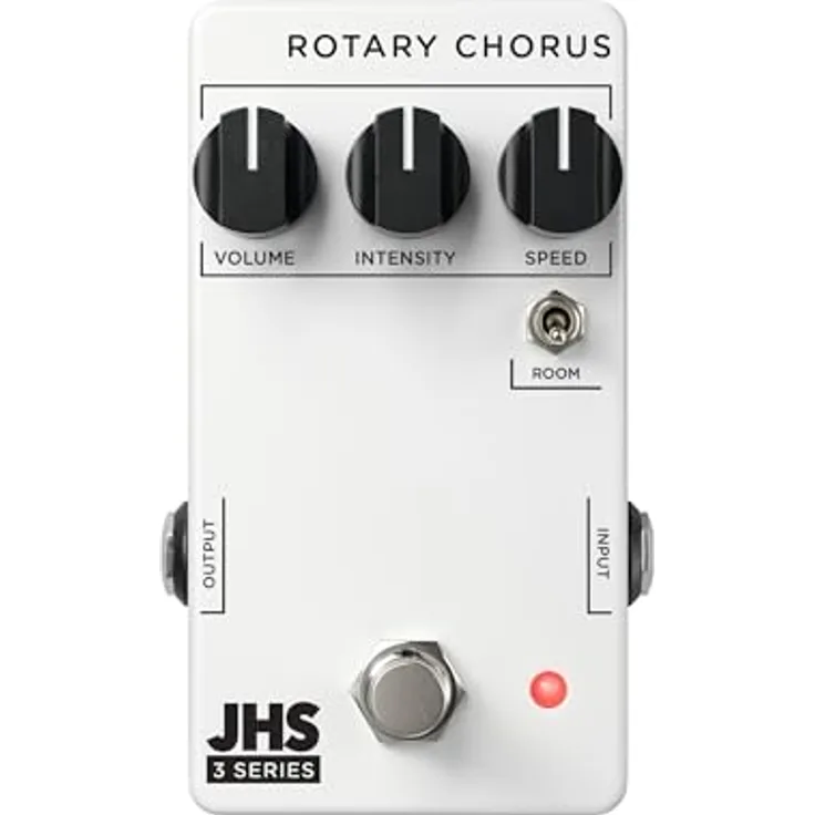 JHS Pedals 3 Series Rotary Chorus, Effektpedal mit True Bypass, Vibe-Schalter und Metallgehäuse
