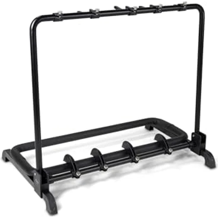 Gewa GS-105B, Gitarrenmultiständer für bis zu fünf Instrumente, klappbar und verstellbare Hals- und Zargenhalterung, max. 30 kg Belastbarkeit – Bild 3