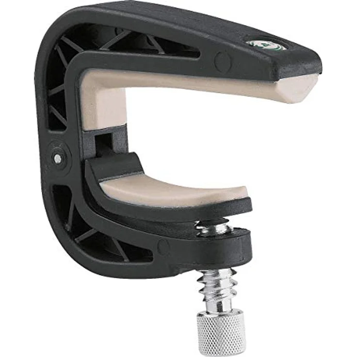 K&M 14545 Kapodaster für sechssaitige und zwölfsaitige Gitarren, robust und flexibel, für gewölbtes Griffbrett, einfaches Aufstecken