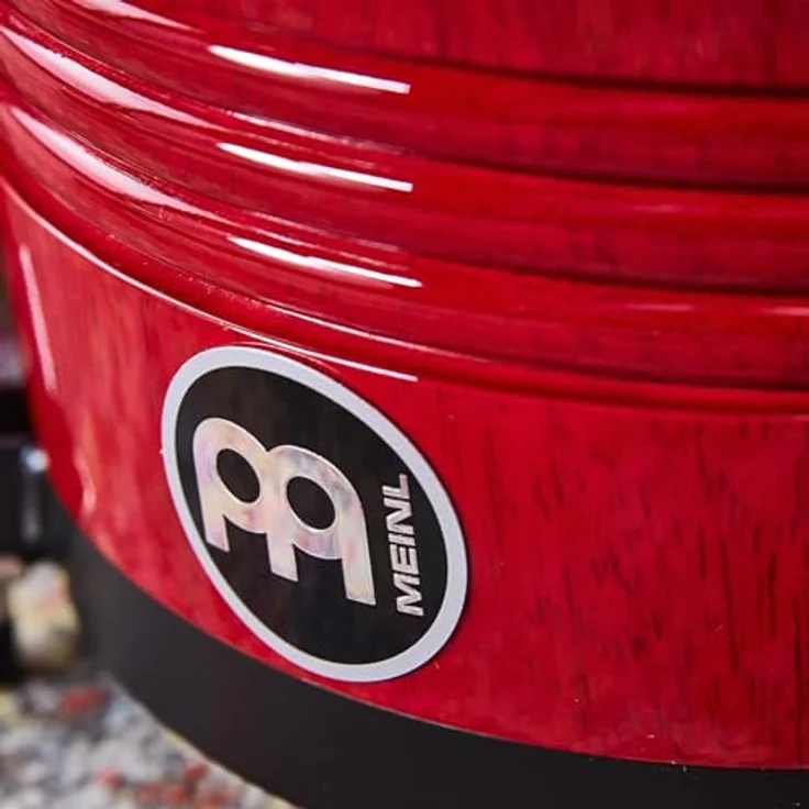 Meinl Marathon Traditional Bongo WR, 6.75" und 8" aus Siam-Eichenholz mit Remo Black Calfskin Fellen, hochglanz Weinrot – Bild 10