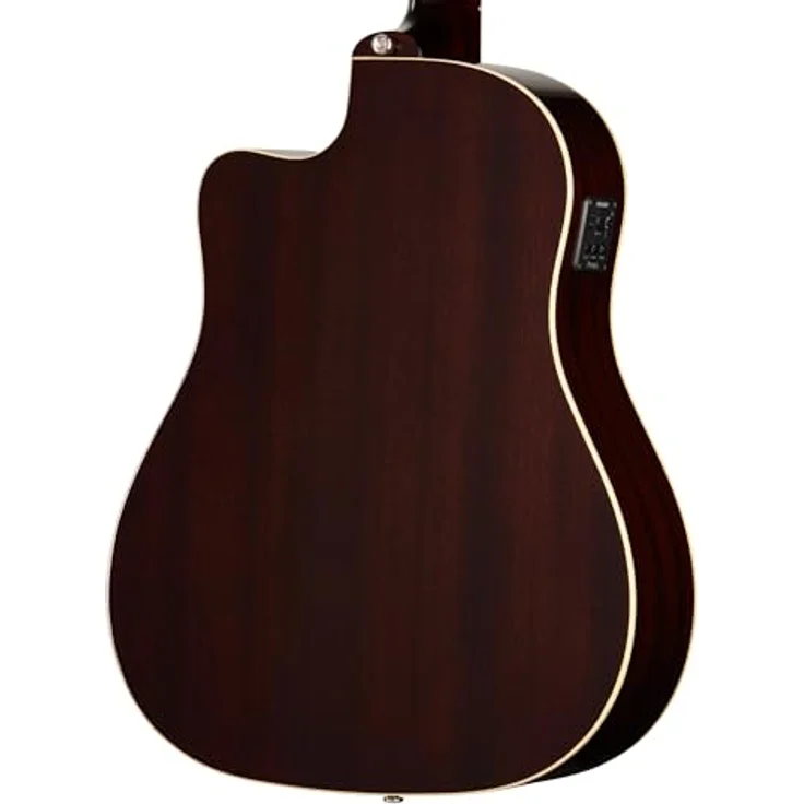 Epiphone J-45 Studio EC VS, Cutaway Westerngitarre mit massiver Fichtendecke und Fishman Tonabnehmer, Vintage Sunburst – Bild 7