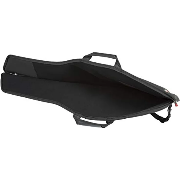 Fender FESS-610 Shortscale Gitarrentasche, E-Gitarre Gig Bag aus 600D Polyester mit 10mm Polsterung, ergonomischen Rucksackgurt, Schwarz – Bild 4