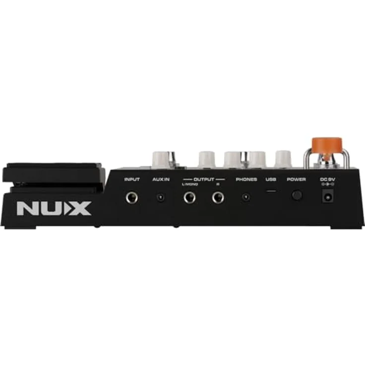 Nux MG-400, Gitarren-Multieffektpedal mit Dual 32-Bit-DSP, 25 Gitarrenamps, USB-Audiointerface und integriertem Expression Pedal – Bild 2