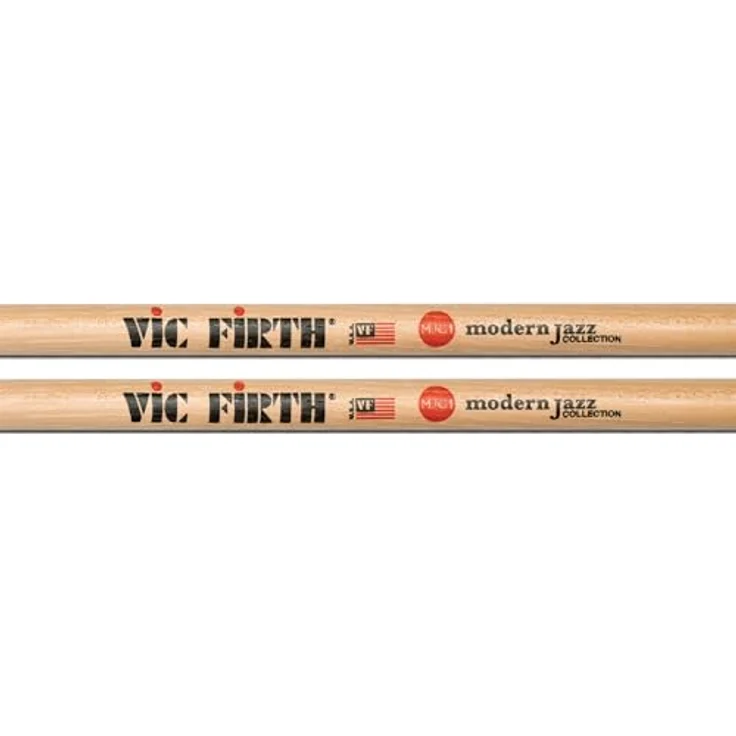 Vic Firth Modern Jazz MJC1, Drumsticks aus Hickory mit ovalem Kopf, 40,96 cm lang, 14,7 mm Durchmesser – Bild 4