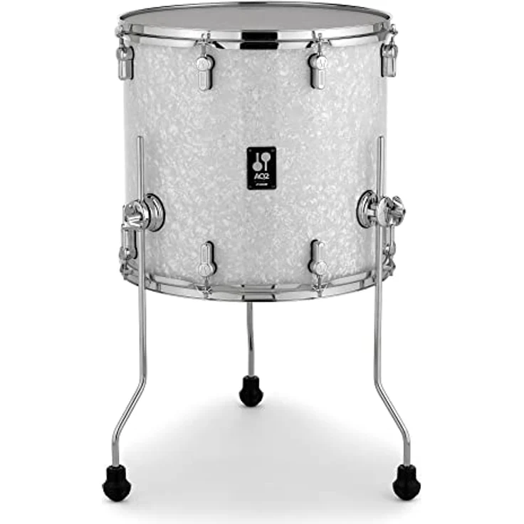 Sonor AQ2 Stage Set WHP, Schlagzeug-Set mit 7-lagigem Ahornkessel, 22"x17,5" Bass Drum, Farbe: White Pearl – Bild 8