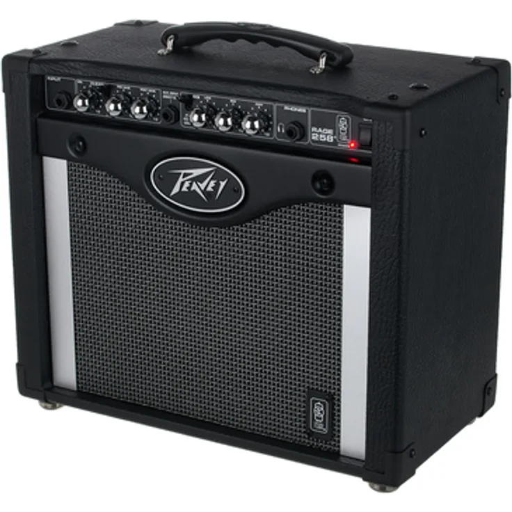Peavey Rage 258, Transistor-Combo für E-Gitarre mit 25 Watt RMS, 8" Lautsprecher, schwarz