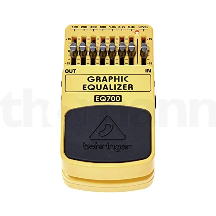 Behringer EQ700, grafischer 7-Band Equalizer Fußpedal zur Klangverfeinerung und Feedback-Eliminierung – Bild 2