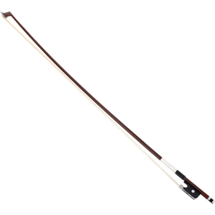 Dörfler D7 Viola Bow 4/4, Made in Germany, Massaranduba-Stange, Ebenholzfrosch mit Zwickel, dreiteiliges Beinchen
