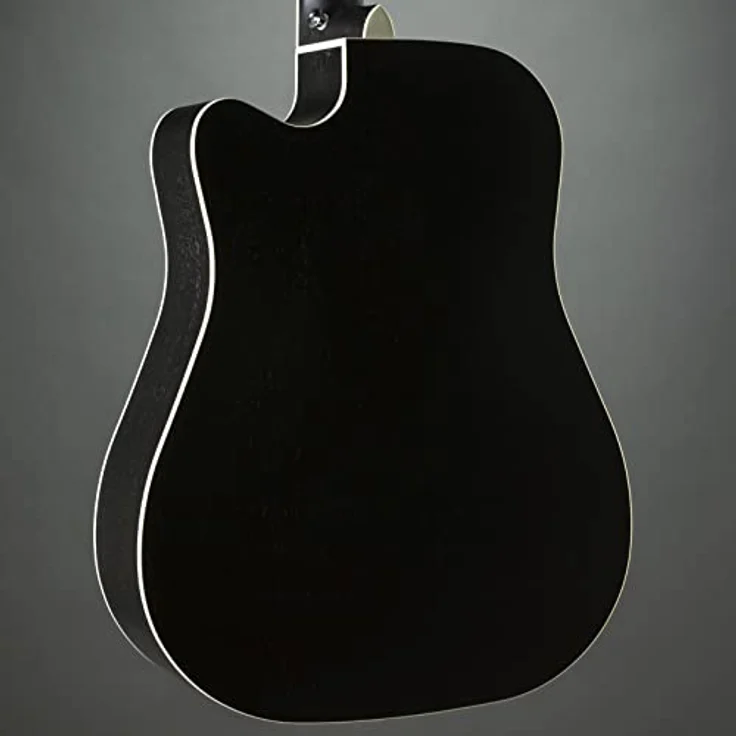Ibanez AW84CE-WK Artwood, Westerngitarre mit Cutaway, massiver Okume Decke, Fishman Pickup, Weathered Black – Bild 7