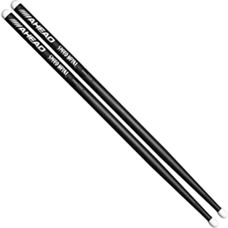 Ahead JJ1 Speed Metal Drumsticks, langlebig und schockabsorbierend mit austauschbaren Spitzen und Ringen – Bild 3
