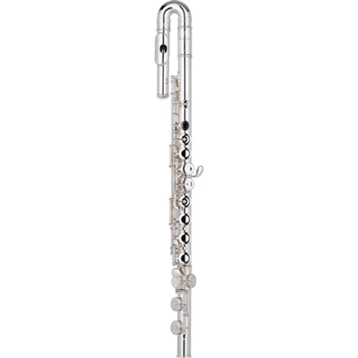 Pearl Flutes Quantz B505EUS-HC, Querflöte mit gebogenem und geradem Brezza Kopfstück, Neusilber, C-Fuß, geschlossene Klappen, E-Mechanik, inklusive Koffer und Zubehör
