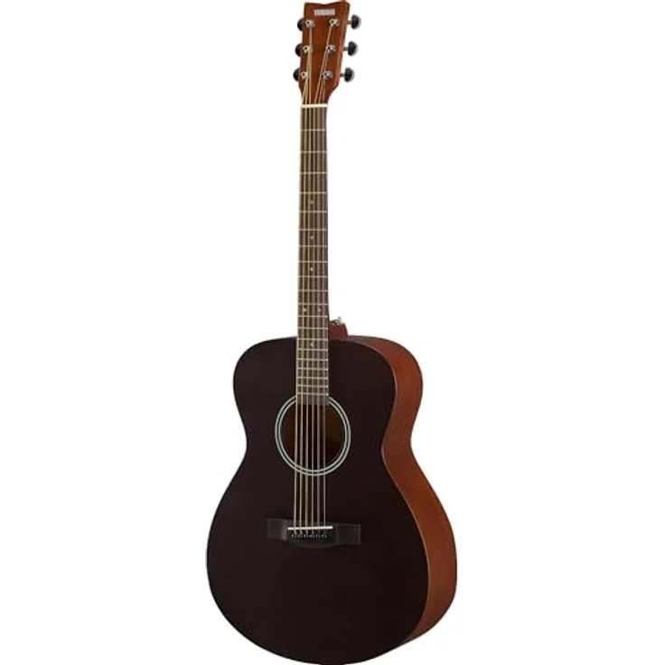 YAMAHA FS400 Akustikgitarre – Kompakter Concert-Korpus, 25"-Mensur, Geringer Saitenabstand, Dünnes Polyurethan-Finish, Matt-Design – Smoky Black – Bild 1