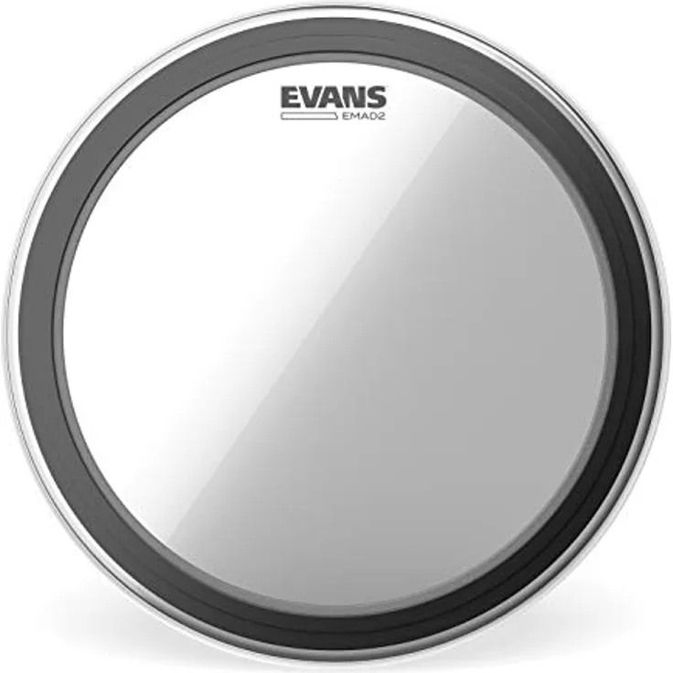 Evans EMAD2 Clear 22", Bass Drum Fell für Schlagzeug, ausgewogene Verarbeitung und hochwertige Materialien