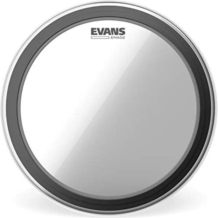 Evans EMAD2 Clear 22", Bass Drum Fell für Schlagzeug, ausgewogene Verarbeitung und hochwertige Materialien – Bild 1