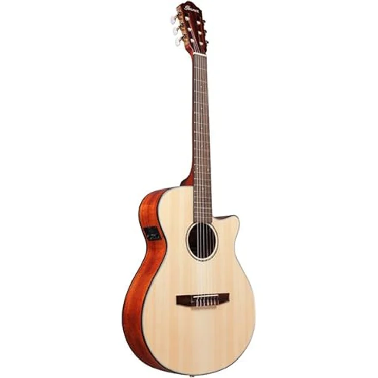 Ibanez AEG50N-NT, Konzertgitarre mit Nylon-Saiten, Fichtendecke, Cutaway und Tonabnehmer System – Bild 2