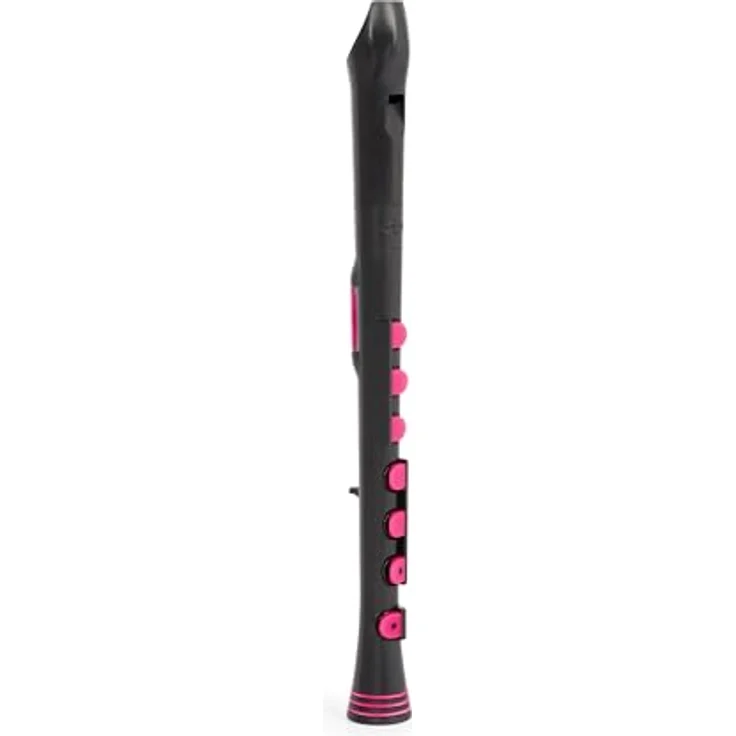 Nuvo Recorder+ Baroque, Sopranblockflöte in Schwarz-Pink mit Barocker Griffweise und Silikonklappen – Bild 3
