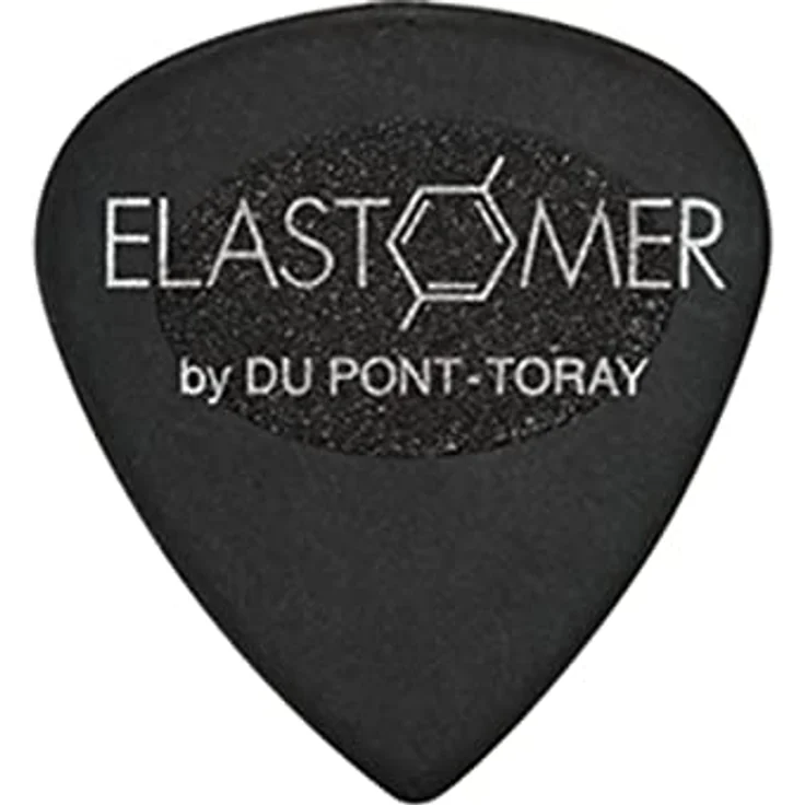 Ibanez BEL16ST10S-HBK, Plektren-Set aus Elastomer Soft, Stärke 1,0 mm, Short Teardrop, Hazy Black, 3 Stück, made in Japan – Bild 3